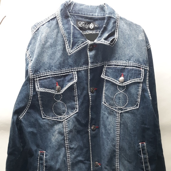 Ei8ht 732 Denim Jacket Eight 2XL - Picture 1 of 8